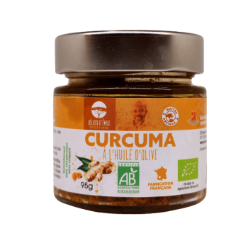 Curcuma à l'huile d'olive bio 95g
