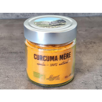 Curcuma mère bio de La Réunion 70 G