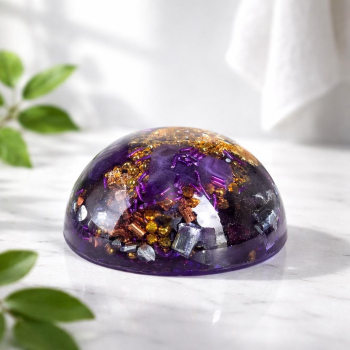 Demi sphère très grand modèle améthyste
