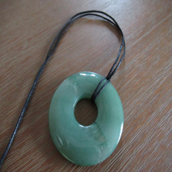 Collier "donut" en aventurine