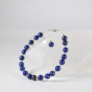 Bracelet Lapis-Lazuli et argent