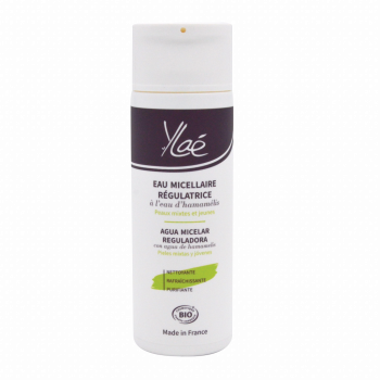 Ylaé Eau micellaire régulatrice à l'eau d'hamamélis 200 ml