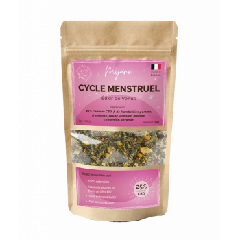  Infusion au CBD - Elixir de Vénus - Cycle Menstruelle 