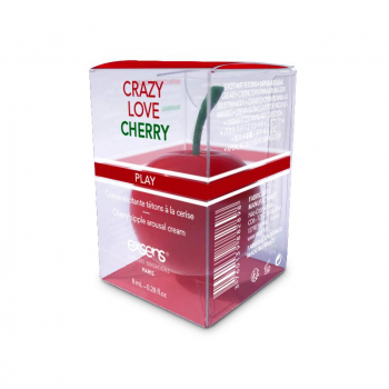 CRAZY LOVE CHERRY - Crème excitante tétons arôme cerise. - 8ml