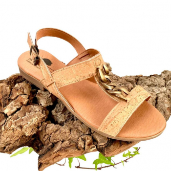 Sandales femme en liège "Roma" - Claquettes en liège naturel
