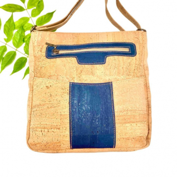 sac vegan bleu marine