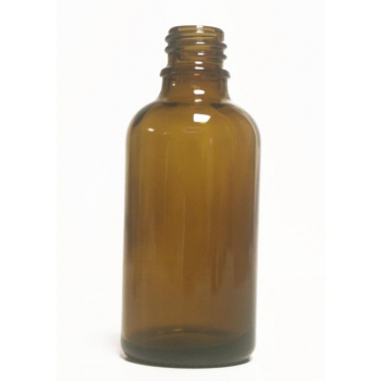 Bouteille en  verre -50 ml- Ambre  pour huile essentielle et huile végétale bouchon +codigoutte .