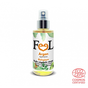 Argan BIO huile végétale 100ml Feel Oil - Certifiée Ecocert - Argania spinosa L. Skeels