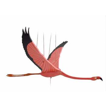 Mobile artisanal Flamand Rose issu du commerce  équitable