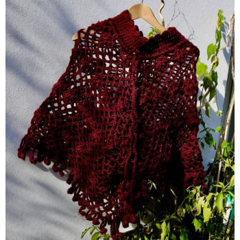 Poncho ajouré 