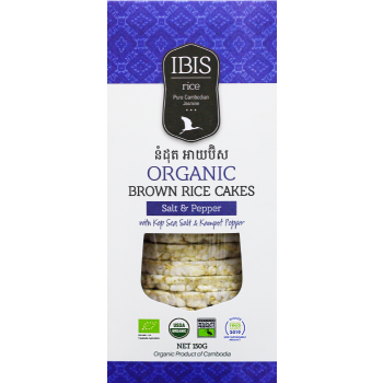 Galette de riz brun Sel & poivre - Biologique - 150 g