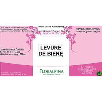 Levure de bière 120 gélules de 475 mg