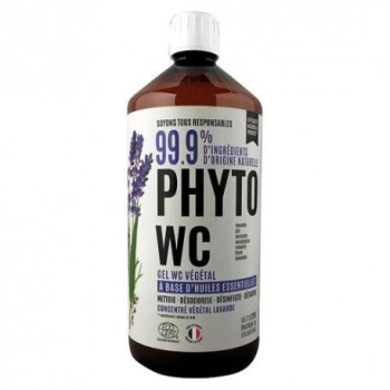 Gel nettoyant WC, végétal et naturel, LAVANDE, Phytopur 1L