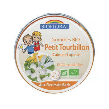 Gommes Enfants Petit Tourbillon Fleurs de Bach BIO - BIOFLORAL - 45gr