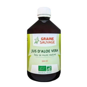 Jus d'Aloe Vera bio issu de pulpe fraîche - 500 ml
