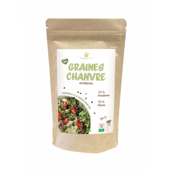 Graines de Chanvre Entières Bio (FR) 200g