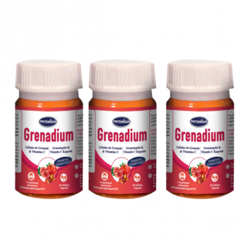 Grenade et Vitamine C en gélules : Grenadium  ( Pack de 3 boîtes)