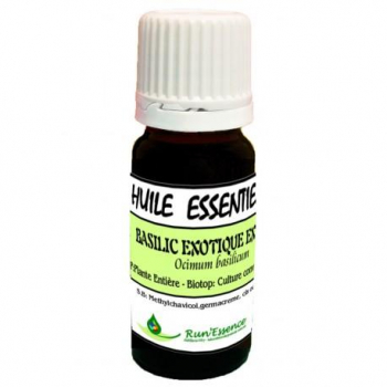 huile essentielle basilic extra bio run'essence 10ml