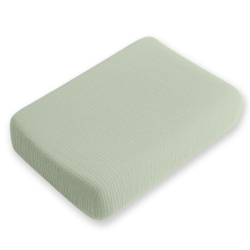 Housse de Matelas à Langer en Coton Bio Vert