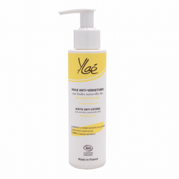 Ylaé Huile anti-vergetures aux huiles naturelles bio 150 ml