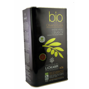 Huile d'olive LIOKARPI BIO - Bidon 3 litres