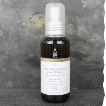 Huile de massage chauffante Bio 100ml