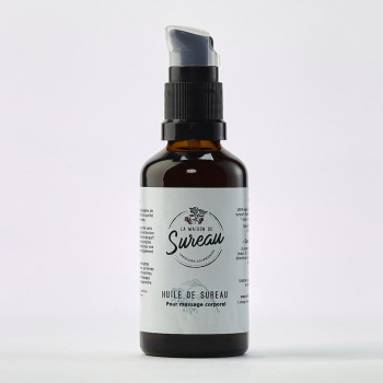 Huile de massage pépins de baies de sureau