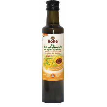 Huile pour aliment bébé dès 5 mois 250ml HOLLE BIO