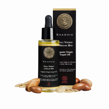 Huile vierge d'argan bio Saadhia - 30 ml