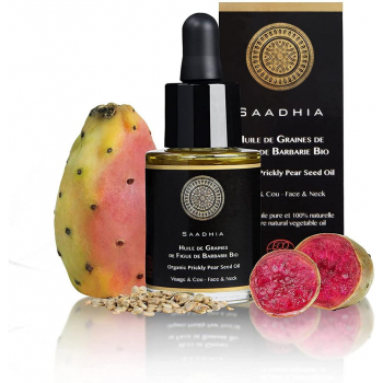 Huile vierge de graines de figue de Barbarie bio Saadhia - 15 ml