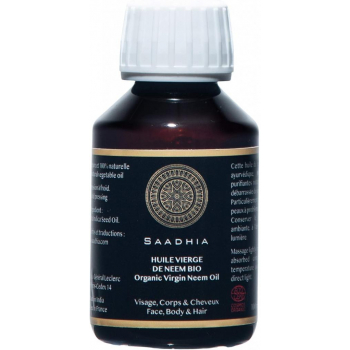 Huile vierge de neem bio Saadhia