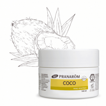Huile Végétale de Coco - Pranarôm - 100ml - Bio