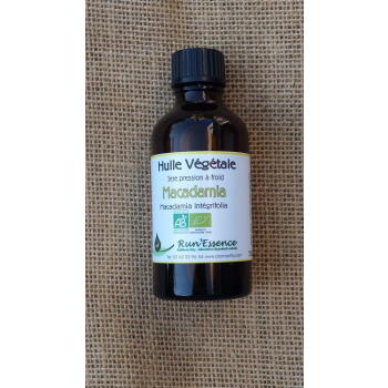 huile macadamia bio Run'essence