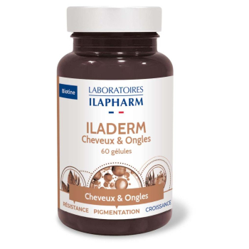Iladerm Cheveux et Ongles - Fortifiant - 60 gǸlules