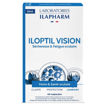 Iloptil Vision - DǸfendez votre capital vision - 40 capsules