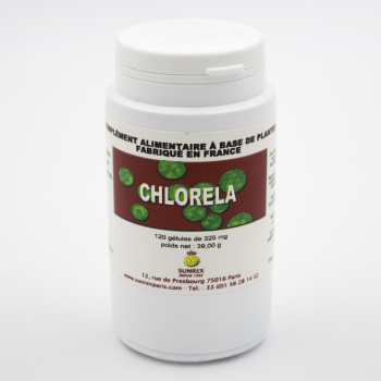Chlorela - A base de chlorophylle pour détoxifier - 120 gélule