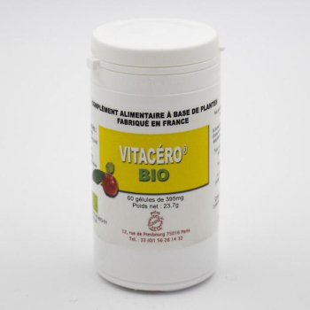 Vitacéro BIO - Vitamnie C naturelle - 60 gélules