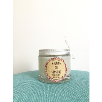 Bougie "Singing in the rain"Bougie "Walking on Sunshine"