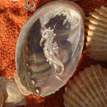 broche filigrane argent