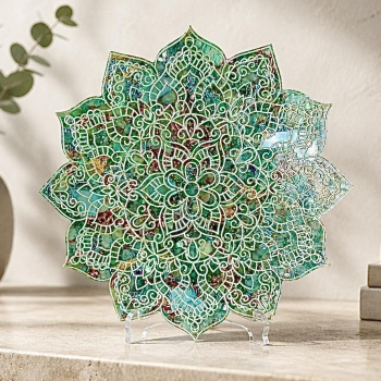 Mandala orgonite amazonite 