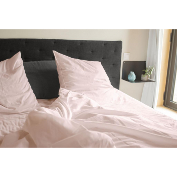 Taie d'oreiller percale coton 71 fils 50/70 pétale de rose