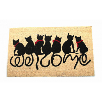 Paillasson "chats"