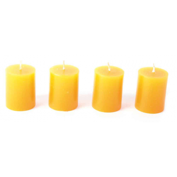 Set de 4 bougies piliers