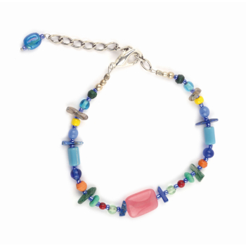 Bracelet pour enfant perles multico
