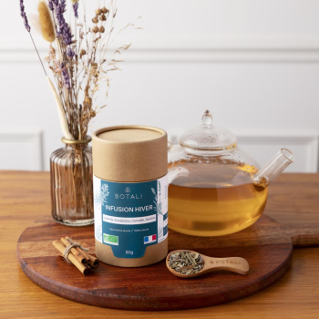 Infusion Hiver - Lavande, Cannelle de Ceylan, Eucalyptus et Sarriette des montagnes - 80g