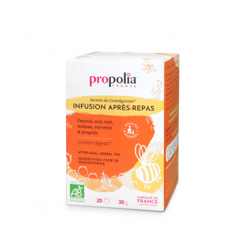 Infusion Digestion Après-Repas Bio Propolis & Plantes - Propolia - 20 Sachets