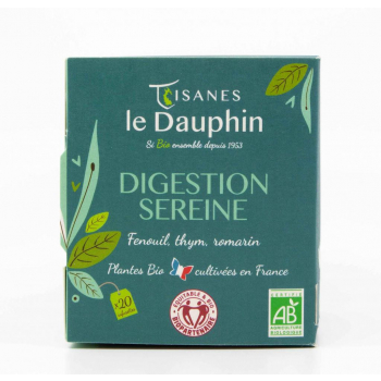 infusion bio france digestion sereine tisanes le dauphin