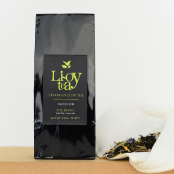 Jardin zen - thé blanc vanille-lavande - sachet 50g