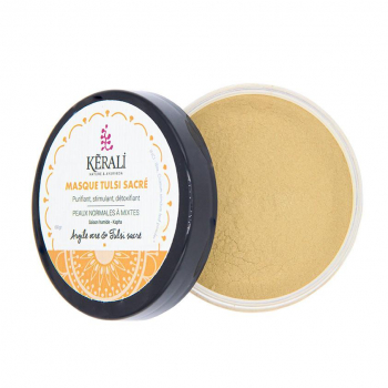 MASQUE TULSI SACRÉ - Purifiant, Détoxifiant - 60gr (Kapha-Vata)