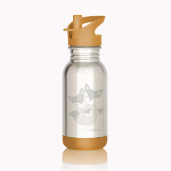 Gourde loopy inox gravure Renards 400 ml